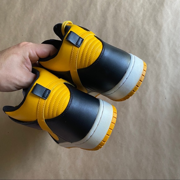 Mens Rare Nike Dunk Cmft University Gold/Black-White Shoes - Picture 6 of 11